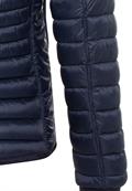 Leicht wattierte Steppjacke aus recyeltem Polyamid navy