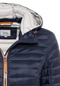 Leicht wattierte Steppjacke aus recyeltem Polyamid navy