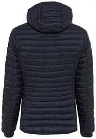 Leicht wattierte Steppjacke aus recyeltem Polyamid navy