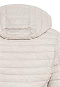 Leicht wattierte Steppjacke aus recyeltem Polyamid pearl