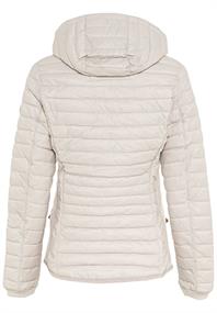Leicht wattierte Steppjacke aus recyeltem Polyamid pearl