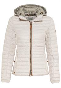 Leicht wattierte Steppjacke aus recyeltem Polyamid pearl