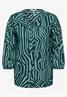 Leichte Baumwollbluse fir green