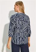 Leichte Baumwollbluse universal blue