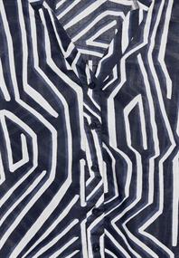 Leichte Baumwollbluse universal blue