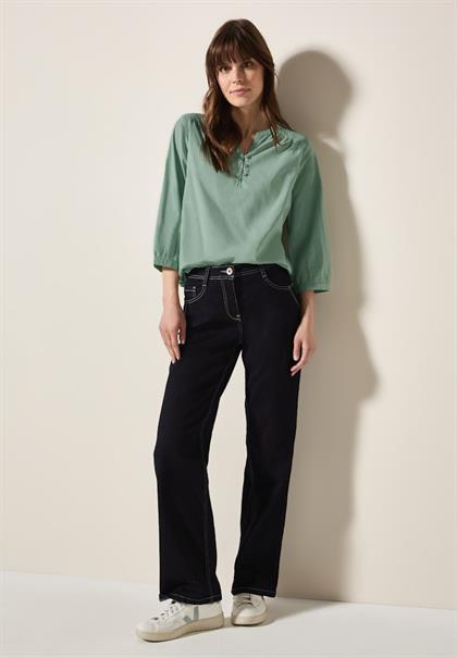 Leichte Bluse matcha green