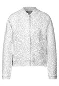 Leichte Jacke mit Leo-Muster echo grey