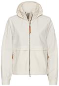 Leichte Jacke mit verstaubarer Kapuze pearl
