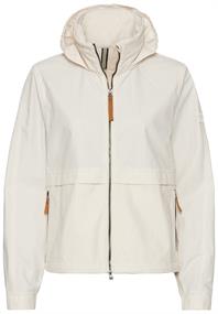 Leichte Jacke mit verstaubarer Kapuze pearl
