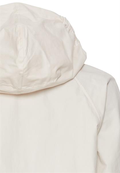 Leichte Jacke mit verstaubarer Kapuze pearl
