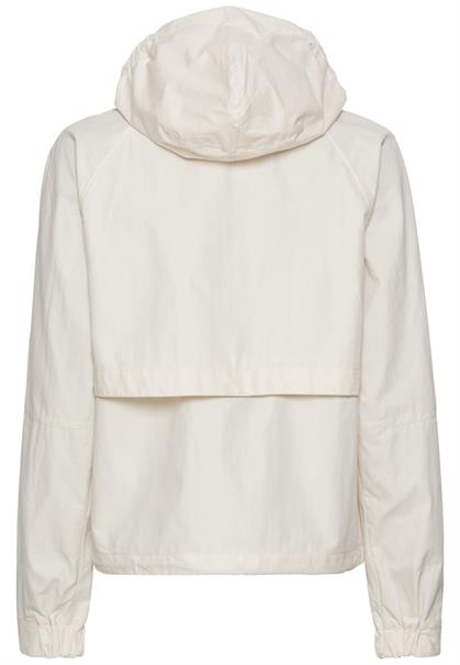 Leichte Jacke mit verstaubarer Kapuze pearl