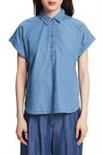 Leichte Jeansbluse blue light wash