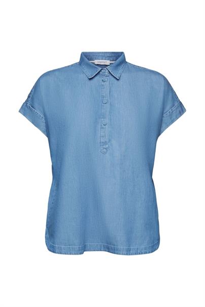 Leichte Jeansbluse blue light wash