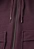 Leichte Ottoman Jacke mulberry red
