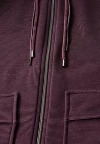 Leichte Ottoman Jacke mulberry red