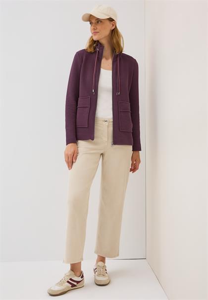 Leichte Ottoman Jacke mulberry red