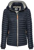 Leichte Steppjacke aus recyceltem Polyamid navy