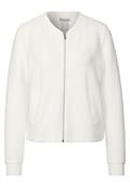 Leichte Strukturjacke off white