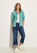 Leichte Sweatjacke adriatic green