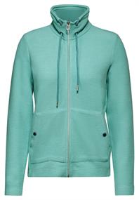 Leichte Sweatjacke adriatic green