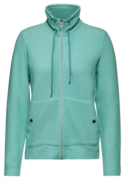 Leichte Sweatjacke adriatic green