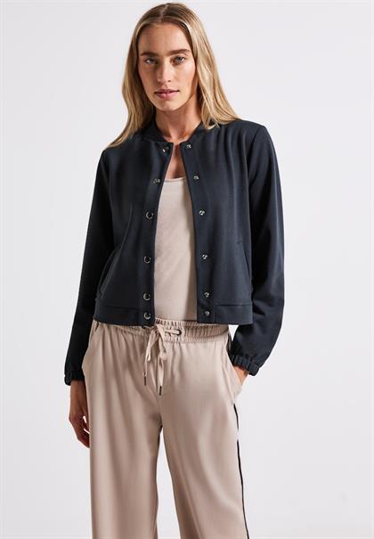Leichte Sweatjacke deepwater blue
