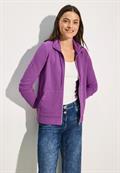Leichte Sweatjacke iced violet