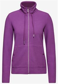Leichte Sweatjacke iced violet