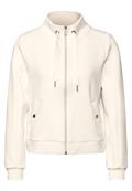 Leichte Sweatjacke lucid white