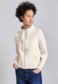 Leichte Sweatjacke lucid white