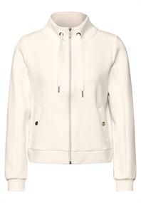 Leichte Sweatjacke lucid white