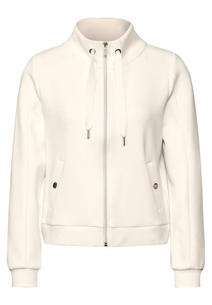 Leichte Sweatjacke lucid white