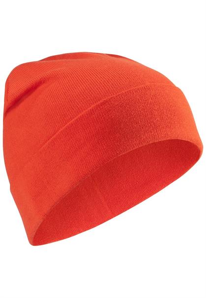 Leichter Beanie aus Baumwolle nectarine