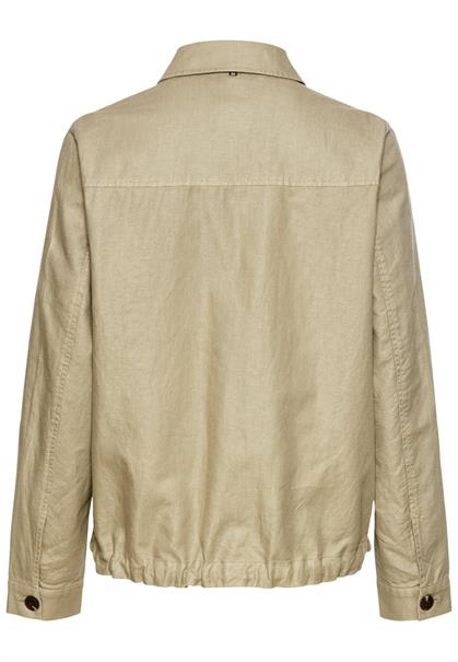 Leichter Blazer aus einem Leinenmix bone white