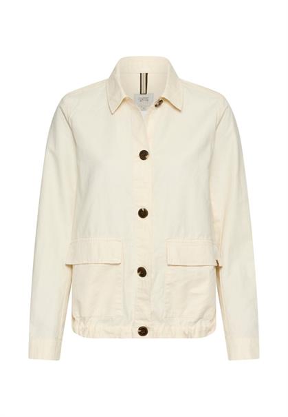 Leichter Blazer aus einem Leinenmix bone white