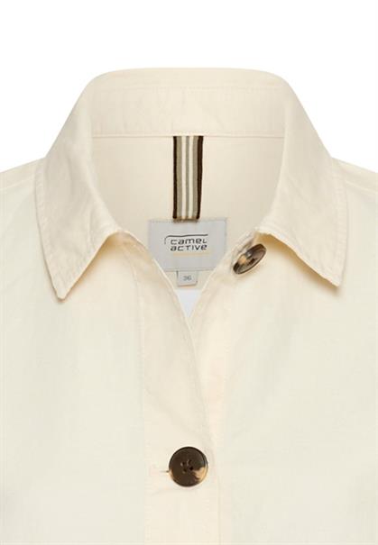 Leichter Blazer aus einem Leinenmix bone white