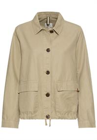 Leichter Blazer aus einem Leinenmix dark straw