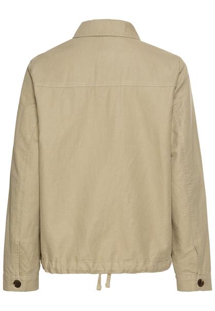Leichter Blazer aus einem Leinenmix dark straw
