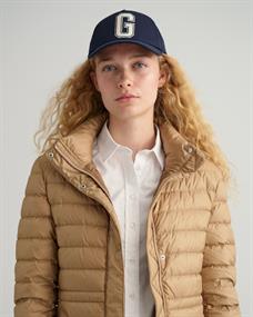 Leichter Daunenmantel warm khaki