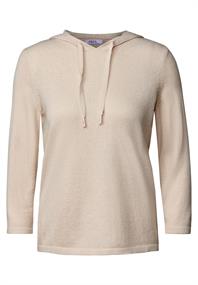 Leichter Hoodie pearl beige