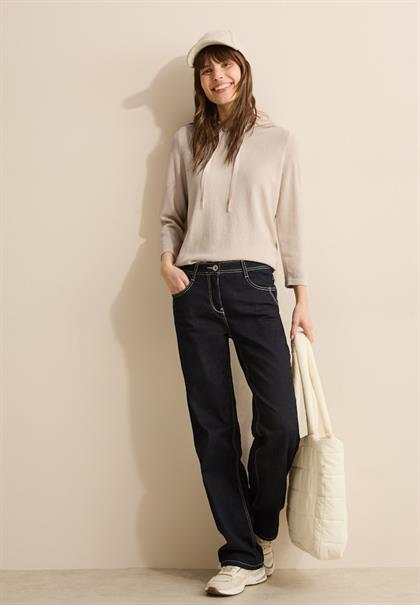 Leichter Hoodie pearl beige