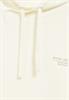 Leichter Schalkragen Sweat pearl white