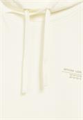 Leichter Schalkragen Sweat pearl white