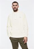Leichter Schalkragen Sweat pearl white