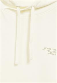 Leichter Schalkragen Sweat pearl white
