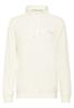 Leichter Schalkragen Sweat pearl white