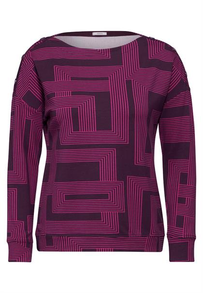 Leichtes Sweatshirt beloved berry
