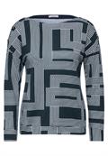 Leichtes Sweatshirt deep petrol
