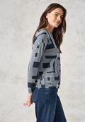 Leichtes Sweatshirt deep petrol