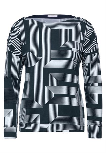 Leichtes Sweatshirt deep petrol